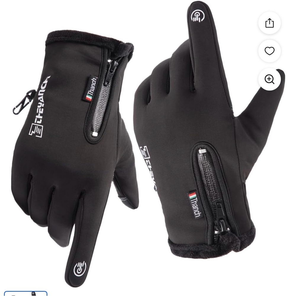 Winter‎ Warm Gloves,Touchscreen Cold Weather Driving Gloves Windproof Anti-Slip